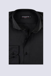 Black Self Men's Dress Shirt